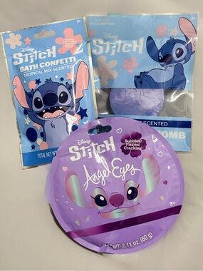 💜 Disney Stitch Bath Treats - 3 Pack